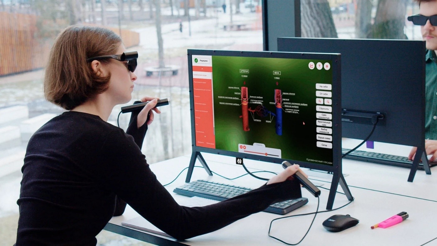 Голографическая система NettleDesk и VR шлемы с программным обеспечением Varwin Education. Свобода выбора оборудования. Поддержка Python. Готовые методические материалы. Голографическая система NettleDesk и VR шлемы с программным обеспечением Varwin Education. Свобода выбора оборудования. Поддержка Python. Готовые методические материалы.